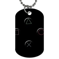 Joystick  Dog Tag (two Sides) by Valentinaart