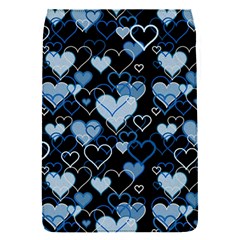 Blue Harts Pattern Flap Covers (s)  by Valentinaart
