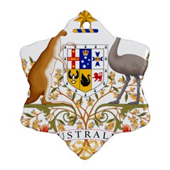 Coat Of Arms Of Australia Ornament (snowflake)  by abbeyz71
