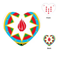 National Emblem Of Azerbaijan Playing Cards (heart)  by abbeyz71