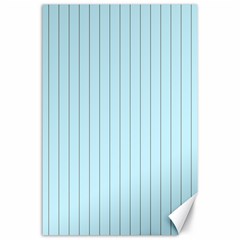 Stripes Striped Turquoise Canvas 24  X 36 