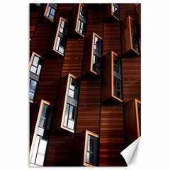 Abstract Architecture Building Business Canvas 12  x 18  