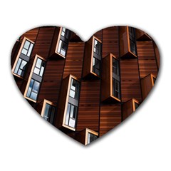 Abstract Architecture Building Business Heart Mousepads