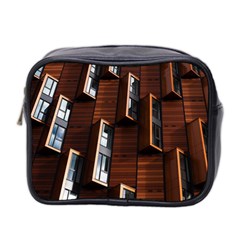 Abstract Architecture Building Business Mini Toiletries Bag 2-Side