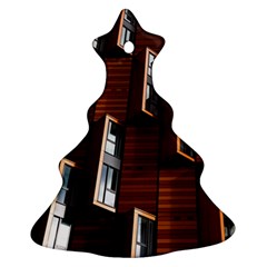 Abstract Architecture Building Business Christmas Tree Ornament (2 Sides)