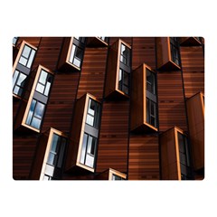 Abstract Architecture Building Business Double Sided Flano Blanket (Mini) 