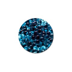 Blue Abstract Balls Spheres Golf Ball Marker (4 Pack)