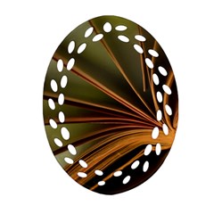 Book Screen Climate Mood Range Ornament (oval Filigree)  by Amaryn4rt