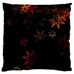 Christmas Background Motif Star Standard Flano Cushion Case (two Sides) by Amaryn4rt