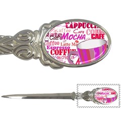 Coffee Cup Lettering Coffee Cup Letter Openers by Amaryn4rt