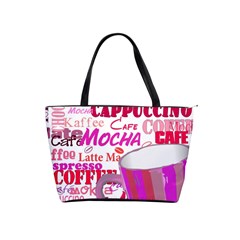 Coffee Cup Lettering Coffee Cup Shoulder Handbags