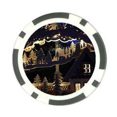 Christmas Advent Candle Arches Poker Chip Card Guards (10 Pack)  by Amaryn4rt