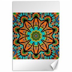 Color Abstract Pattern Structure Canvas 24  X 36 