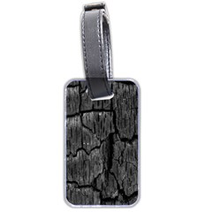 Coal Charred Tree Pore Black Luggage Tags (two Sides) by Amaryn4rt