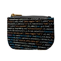 Close Up Code Coding Computer Mini Coin Purses by Amaryn4rt