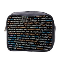 Close Up Code Coding Computer Mini Toiletries Bag 2-side by Amaryn4rt