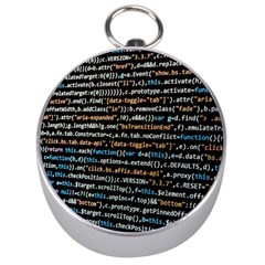 Close Up Code Coding Computer Silver Compasses by Amaryn4rt