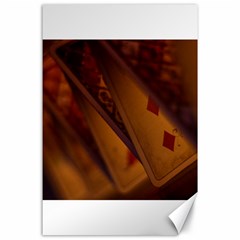 Card Game Mood The Tarot Canvas 24  X 36  by Amaryn4rt