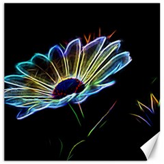 Flower Pattern Design Abstract Background Canvas 16  X 16  