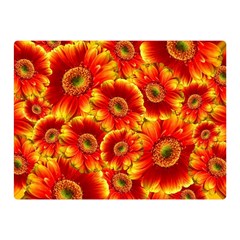 Gerbera Flowers Blossom Bloom Double Sided Flano Blanket (mini)  by Amaryn4rt