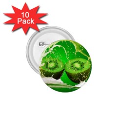 Kiwi Fruit Vitamins Healthy Cut 1.75  Buttons (10 pack)