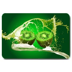 Kiwi Fruit Vitamins Healthy Cut Large Doormat 