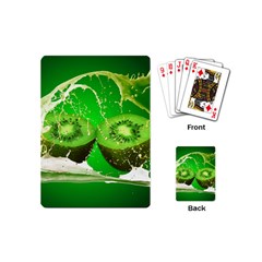 Kiwi Fruit Vitamins Healthy Cut Playing Cards (Mini) 