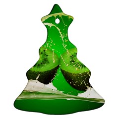 Kiwi Fruit Vitamins Healthy Cut Christmas Tree Ornament (2 Sides)