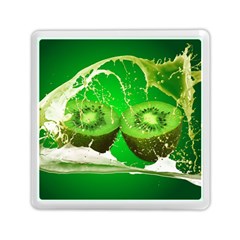 Kiwi Fruit Vitamins Healthy Cut Memory Card Reader (Square) 