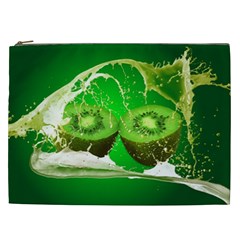 Kiwi Fruit Vitamins Healthy Cut Cosmetic Bag (XXL) 