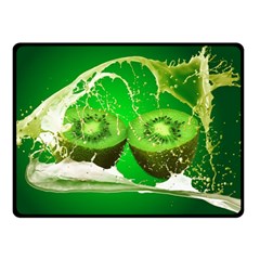 Kiwi Fruit Vitamins Healthy Cut Double Sided Fleece Blanket (Small) 