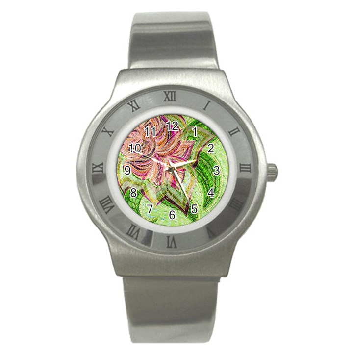 Colorful Design Acrylic Stainless Steel Watch