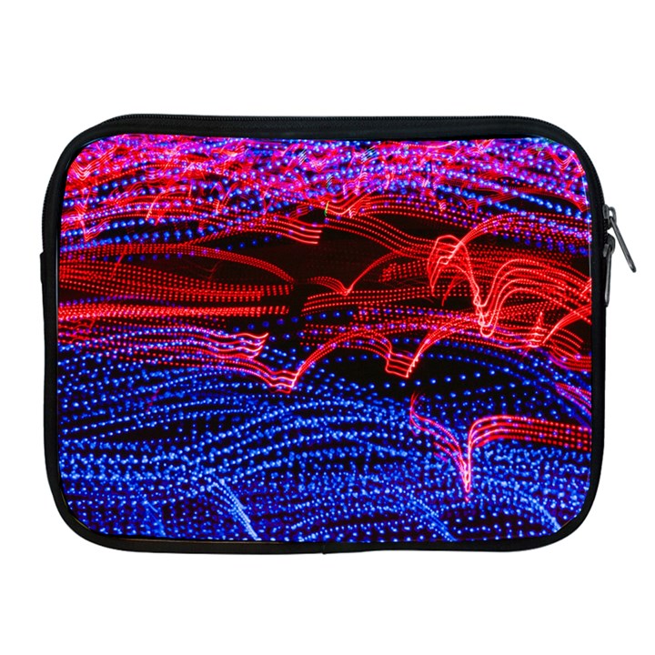 Lights Abstract Curves Long Exposure Apple iPad 2/3/4 Zipper Cases