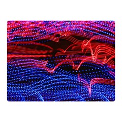 Lights Abstract Curves Long Exposure Double Sided Flano Blanket (mini)  by Amaryn4rt