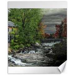 Landscape Summer Fall Colors Mill Canvas 16  X 20   by Amaryn4rt