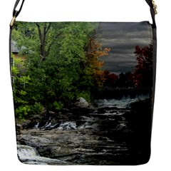Landscape Summer Fall Colors Mill Flap Messenger Bag (s) by Amaryn4rt