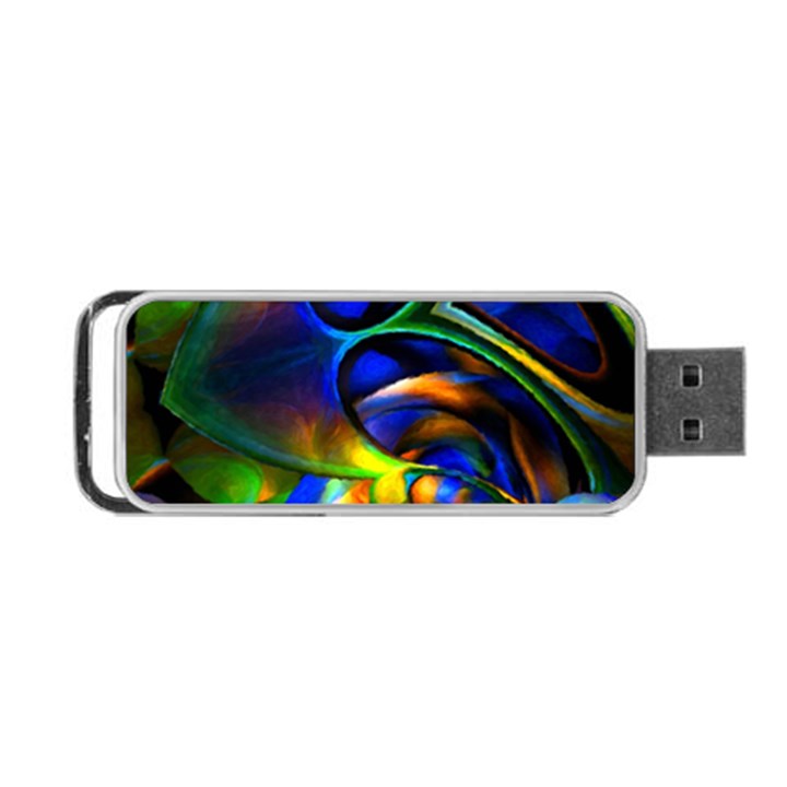 Light Texture Abstract Background Portable USB Flash (One Side)