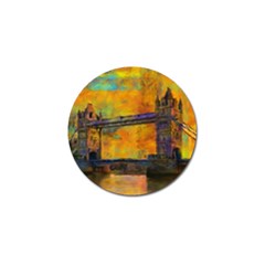 London Tower Abstract Bridge Golf Ball Marker (4 Pack)