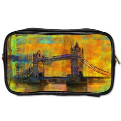 London Tower Abstract Bridge Toiletries Bags by Amaryn4rt