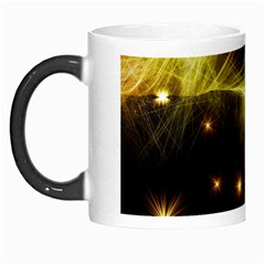 Particles Vibration Line Wave Morph Mugs by Amaryn4rt