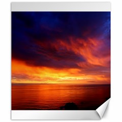 Sunset The Pacific Ocean Evening Canvas 20  X 24   by Amaryn4rt
