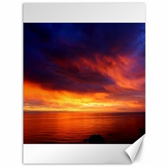 Sunset The Pacific Ocean Evening Canvas 36  X 48   by Amaryn4rt