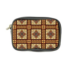 Batik Flower Brown Coin Purse