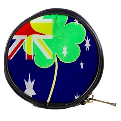 St  Patrick Australia And Ireland Irish Shamrock Australian Country Flag  Mini Makeup Bags by yoursparklingshop