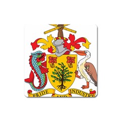 Barbados Coat Of Arms Square Magnet by abbeyz71