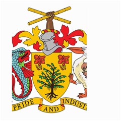 Barbados Coat Of Arms Large Garden Flag (two Sides) by abbeyz71