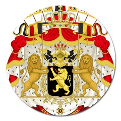 Great Coat Of Arms Of Belgium Magnet 5  (round)