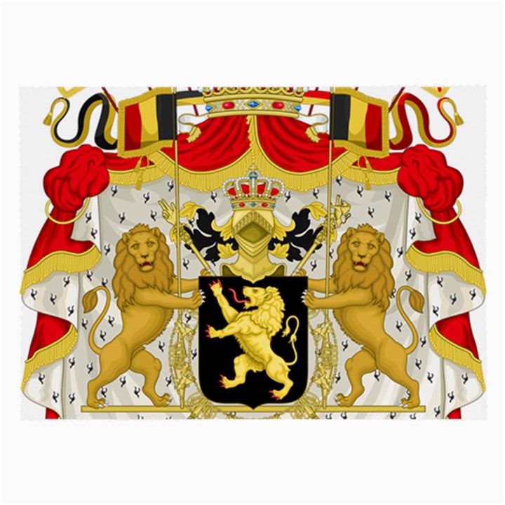 Great Coat of Arms Of Belgium Large Glasses Cloth