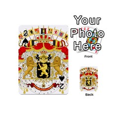 Great Coat Of Arms Of Belgium Playing Cards 54 (mini)  by abbeyz71