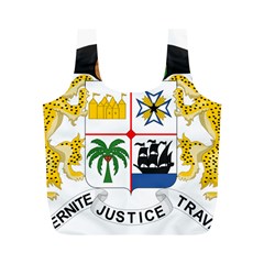 Coat Of Arms Of Benin Full Print Recycle Bags (m)  by abbeyz71